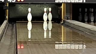 Bowling at Suncoast Hotel & Casino in LV, NV, 9/25/25, 2-6-10 split (highlight)