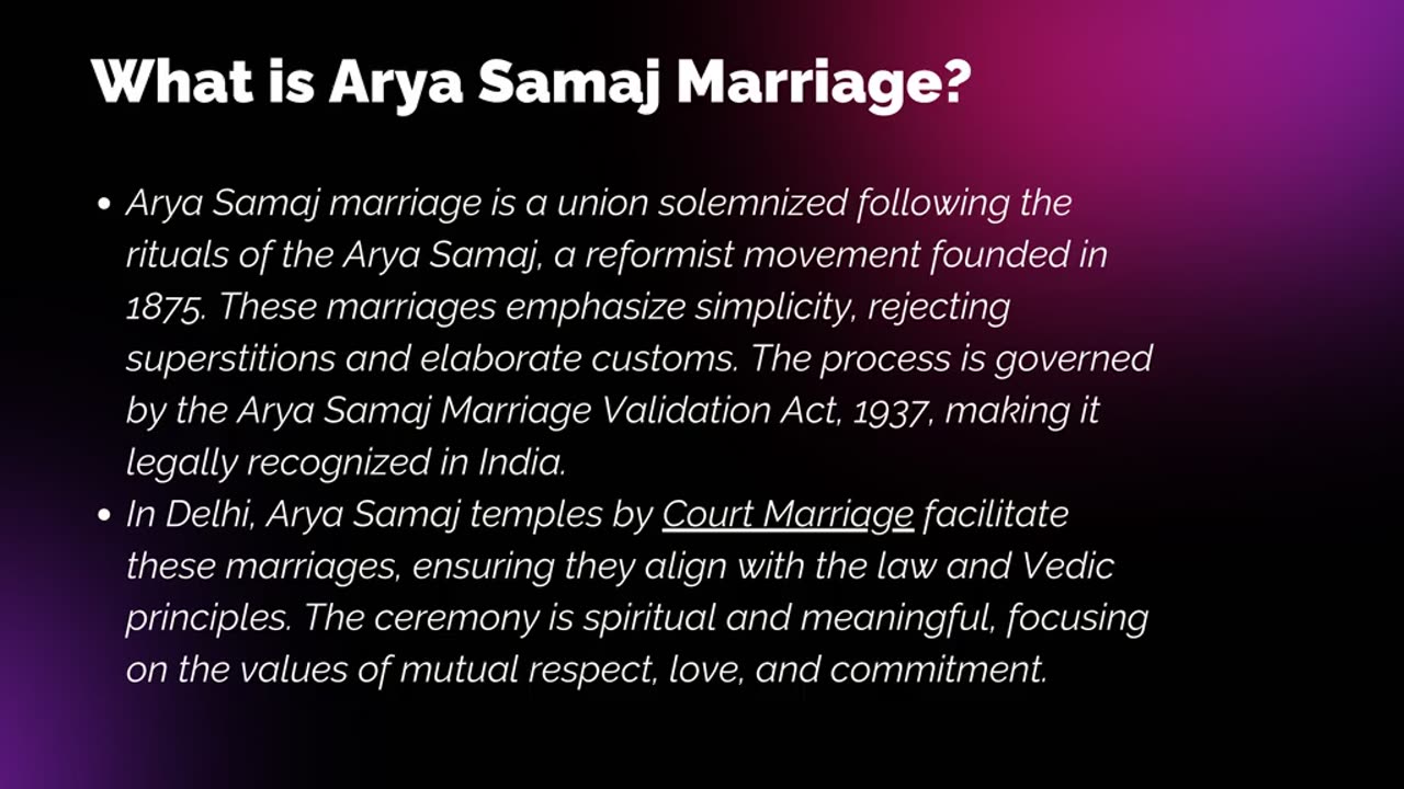 Arya Samaj Marriage in Delhi