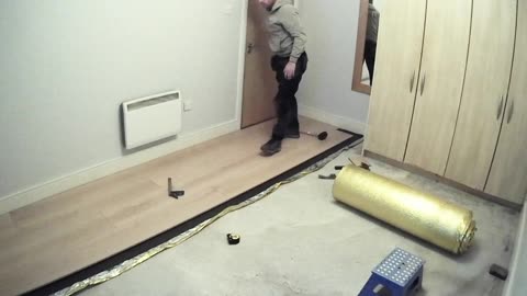 Laminate flooring install