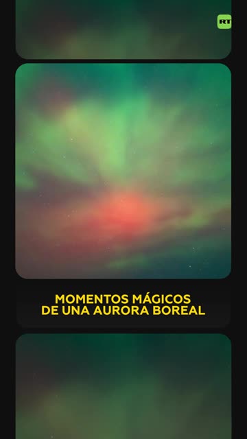 La belleza de una aurora boreal en impresionantes imágenes