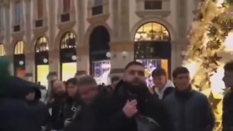 A Muslim interrupted a Christmas celebration in Milan by reciting Quran aloud!