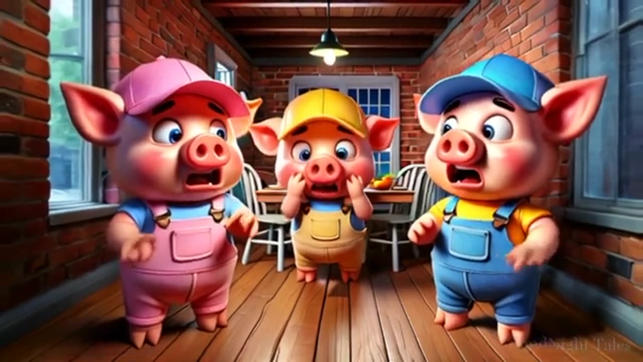 #Pig # 3 pigs # Little pigs #Fun #Bedtime story #Kids #Kids story #Moral #Life Lesson