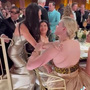 Demi Moore appears to blank Kylie Jenner at the Golden Globes