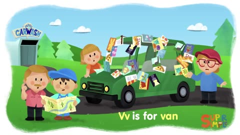 9 MINUTE STORY! Learn the Alphabet FAST with Carl's Car Wash | The Best ABC Storybook! 🚗