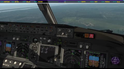 Landing in Daytona Beach (KDAB)