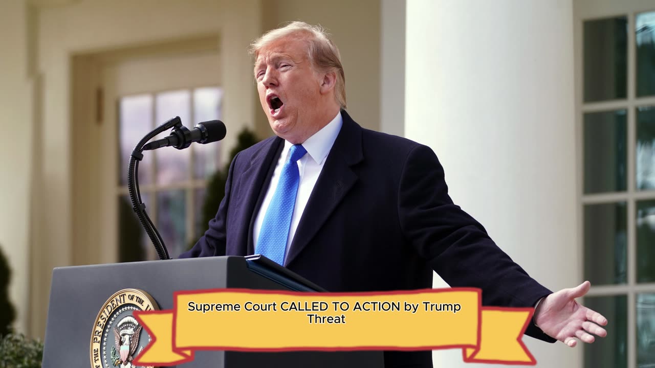 Supreme Court CALLED TO ACTION by Trump Threat