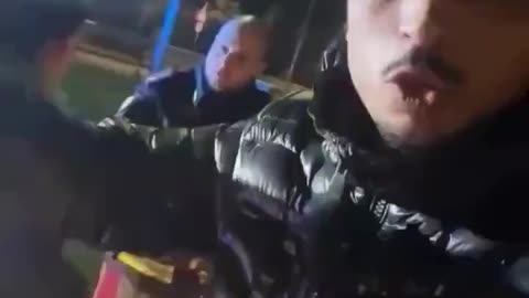 A North African Muslim claims that Italian police are behaving like animals by asking