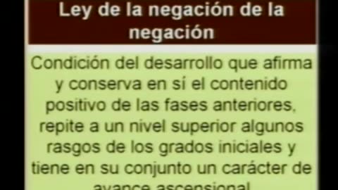 Cultura Política - Las leyes fundamentales de la dialéctica materialista