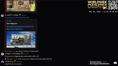 0159 WIDESTREAM - Worldwide Debates - YouTube/Twitch/Rumble