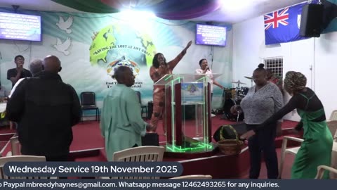 Wednesday service 19th November 2025