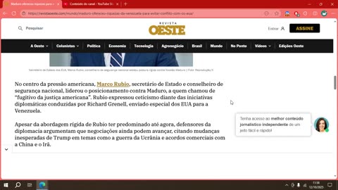 Maduro ofereceu riquezas para evitar conflito com os EUA.mp4