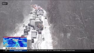 November 29, 2025 - Lanes Reopen After 45-Car Pileup on I-70 in Indiana