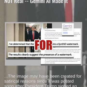Fact Check: Image Showing President Trump Using Walker Is NOT Real -- Gemini AI Made It