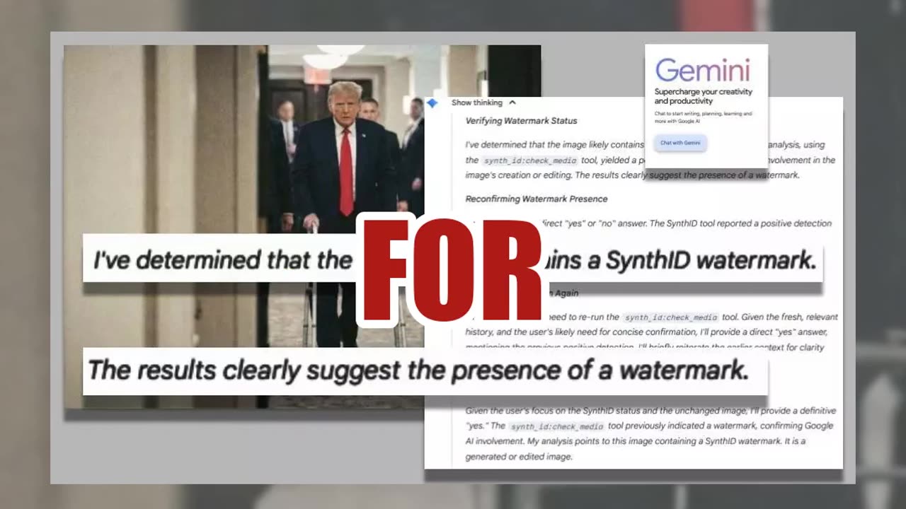 Fact Check: Image Showing President Trump Using Walker Is NOT Real -- Gemini AI Made It
