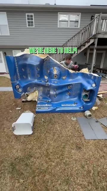 That old hot tub taking up space?