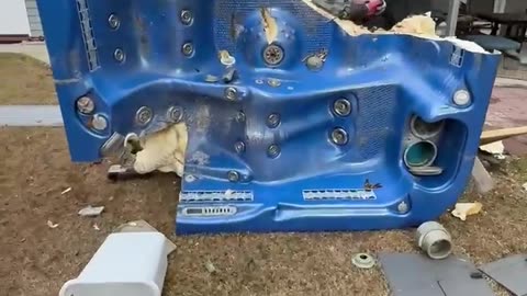 That old hot tub taking up space?