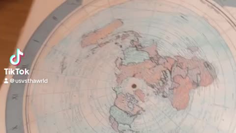 What is a polar projection map? Is the world a clock?