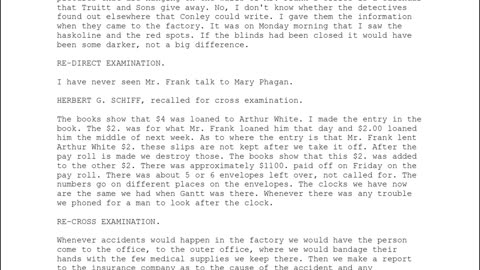 Herbert G Schiff Sworn In For The Defendant 38th To Testify