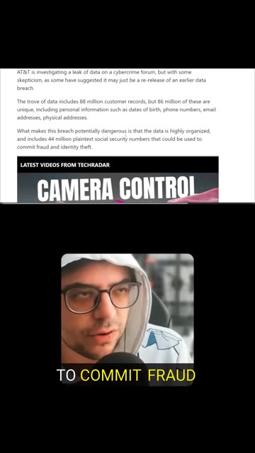 44 MILLION Plain Text Social Security Numbers Leaked in AT&T Breach