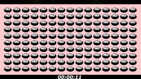 Billiards puzzle: There's 3... number 9 balls, can you find it all? Piece of cake!