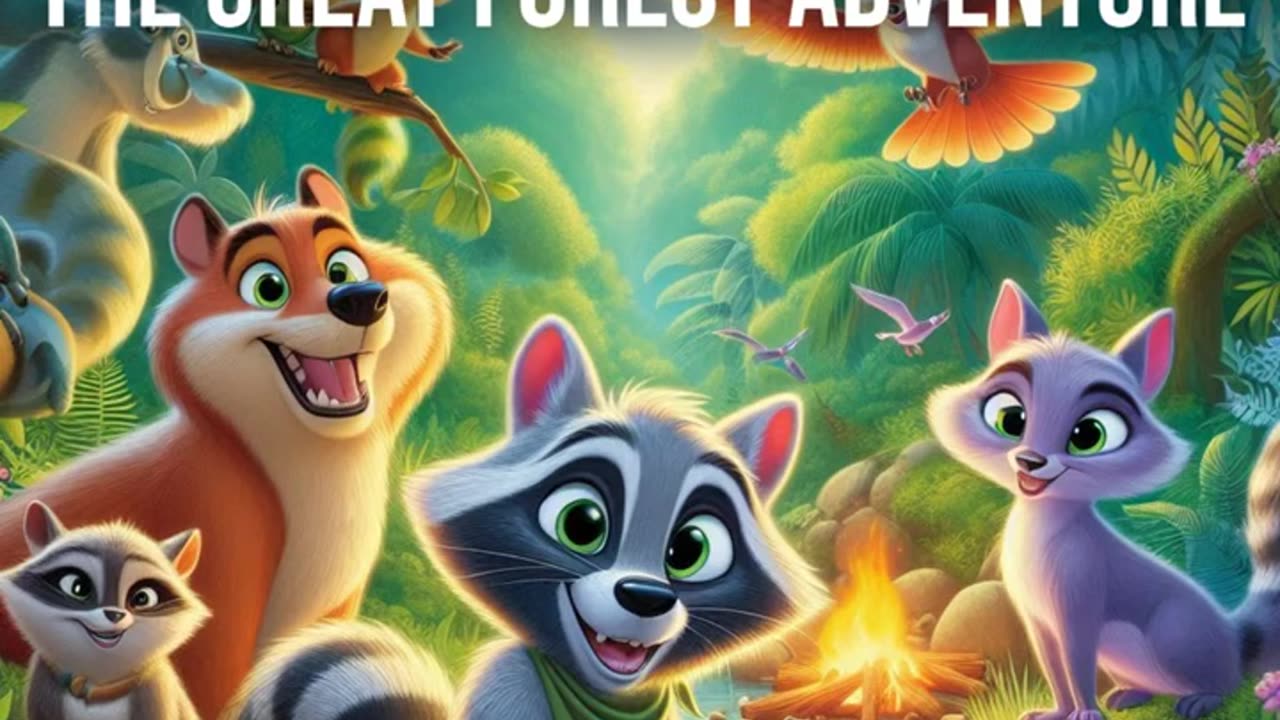 Rufus The Raccoon: The Great Forest Adventure | A Tale of Friendship and Exploration