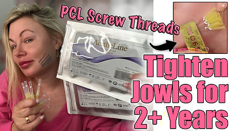 PCL Screw Threads to Tighten Jowls for 2+ Years! AceCosm.com and code Jessica10 Saves you money