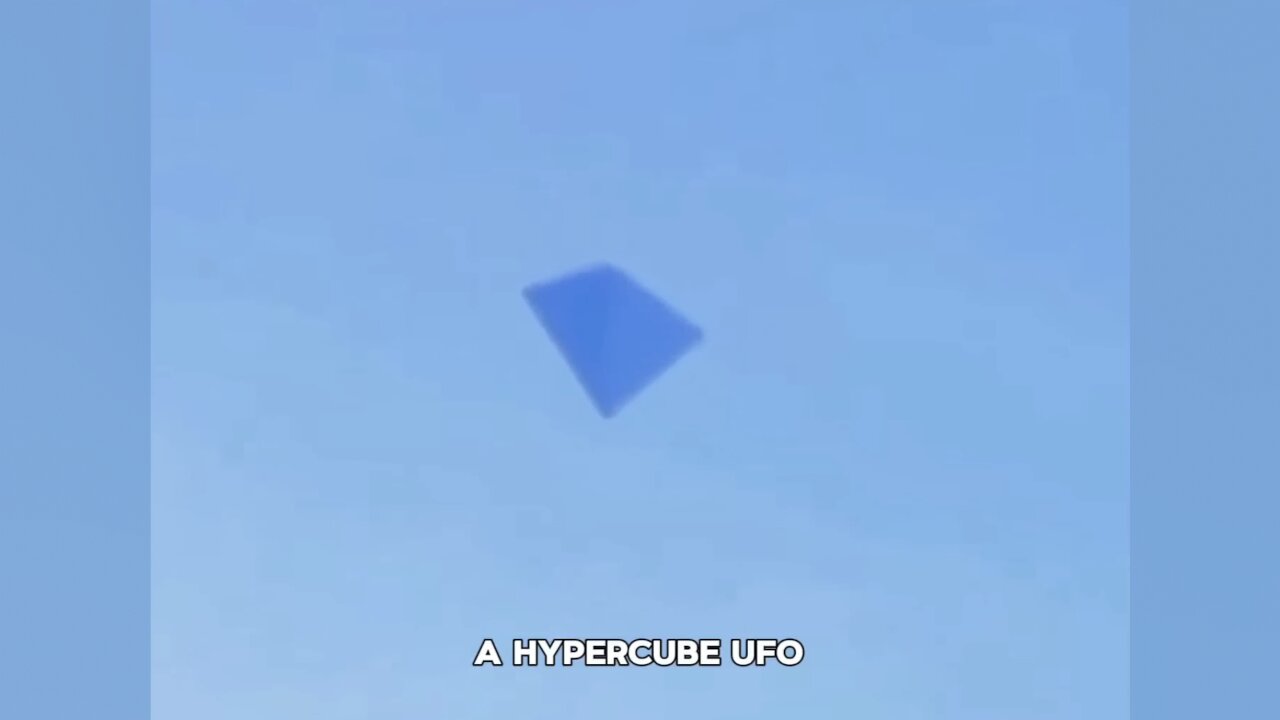 Hypercube UFO Caught on Video