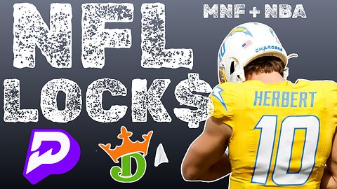 MNF + NBA MONDAY - MY BEST BET + TOP PLAYER PROPS