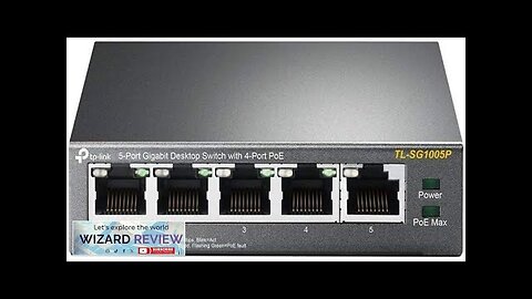 TP-Link TL-SG1005P 5 Port Gigabit PoE Switch 4 PoE+ Ports @65W Desktop Review