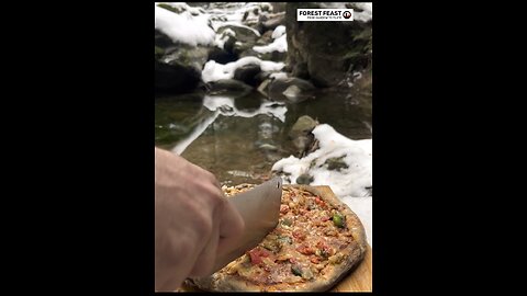 Made pizza in natural stone Oven