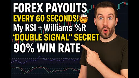 FOREX TRADING PAYOUTS EVERY 60 SECONDS! My RSI + Williams %R "Double Signal" Secret (HIGH WIN RATE)