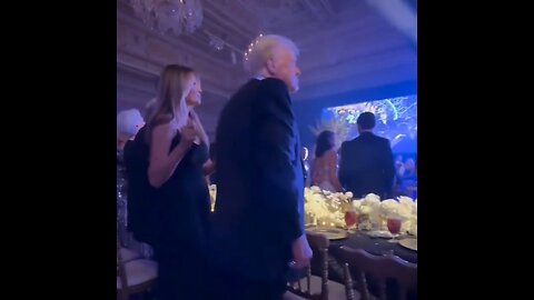 Melania Trump dancing to YMCA