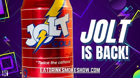 Jolt Cola is BACK!