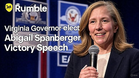 Virginia Governor-elect Abigail Spanberger Victory Speech