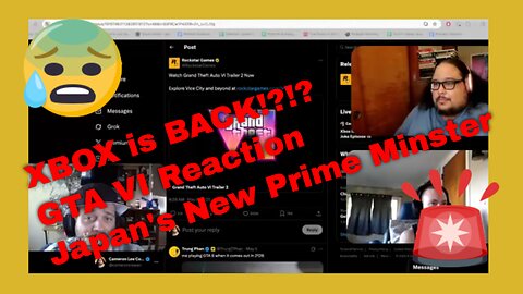 Xbox Isn't Dead!?! GTA VI Trailer 2 Reaction, and Japan's first Prime Minister