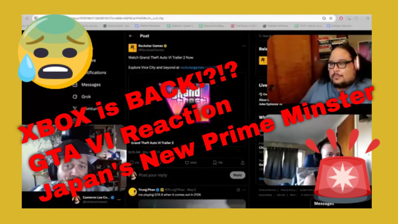 Xbox Isn't Dead!?! GTA VI Trailer 2 Reaction, and Japan's first Prime Minister