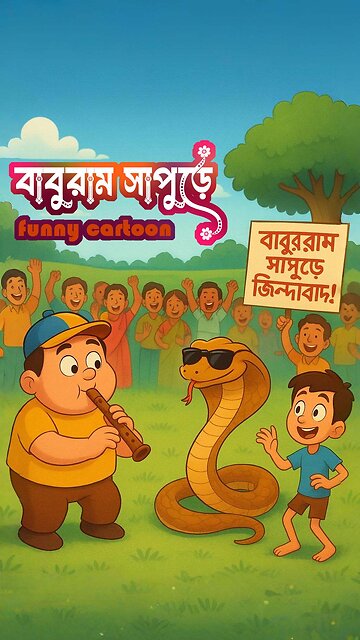 বাবুরাম সাপুড়ে funny kids’ cartoon video