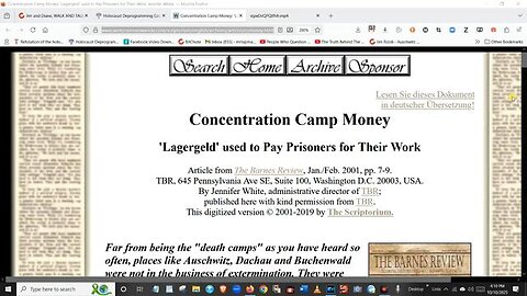 Concentration Camp Money 10-10-25
