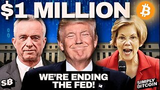 $1M Bitcoin in 2025? | Trump's Plan to End the Fed Revealed 1.31.25 ~ by Simply BitCoin, here on Rumble