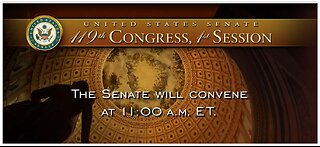 Senate Floor 11.10.25: Let's Wrap This Up and Get to Work