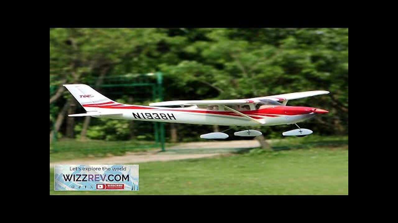 Top RC Hobby Cessna 182 400 Class 965mm Wingspan Monoplane Practice Fixed-wing Review