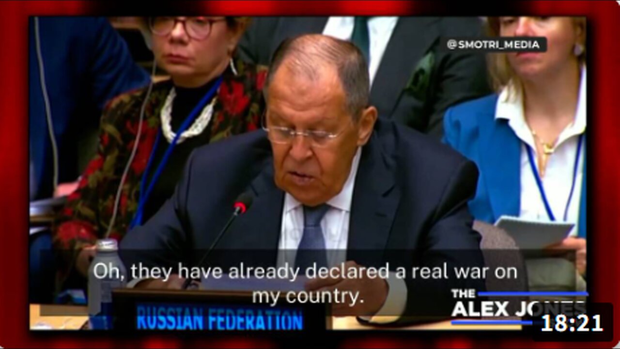 BREAKING WWIII UPDATE: Russia's Foreign Minister Lavrov Declares NATO & EU Are Now At War With Moscow!