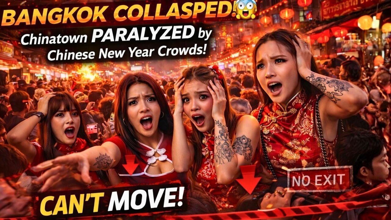 BANGKOK COLLAPSED! 😱 Chinatown PARALYZED by Chinese New Year CHAOS!