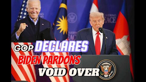Republicans Declare Biden’s Pardons “VOID” Over Autopen Scandal – DOJ Launches Investiga
