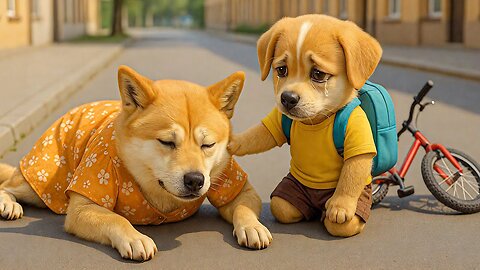 Baby Puppy Couldn’t Afford a Cycle… Watch What His Parents Did For Him 😭🧡✨Ginger’s Big Surprise 🎁🐾