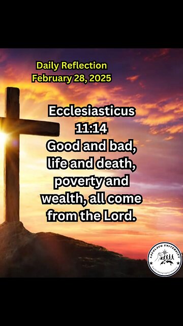 Daily Reflection February 28, 2025