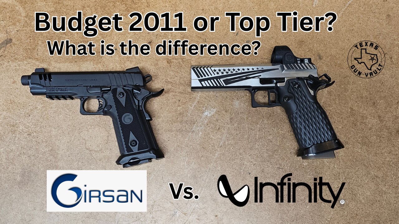 The Law of Diminishing Returns - Does price really matter with 2011 pistols? Girsan vs. Infinity
