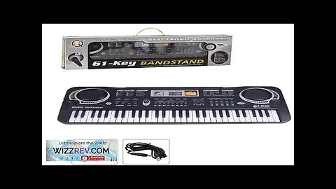 61 Keys Portable Electronic Piano Keyboard Organ With Microphone Educational Toys Musical Review