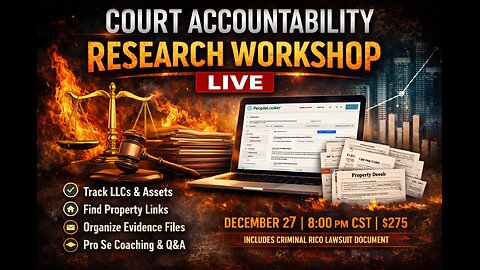 🔥 Ten Seats Only, Legal Workshop Research Training ⚖️🔍