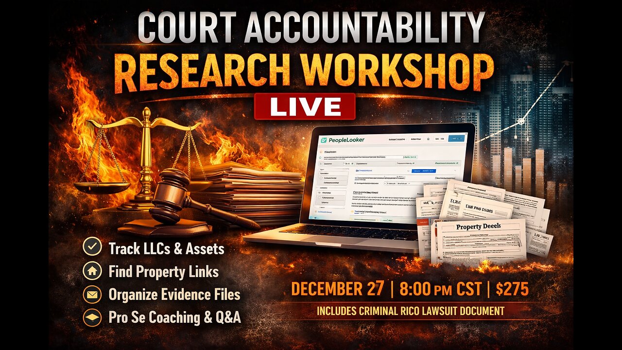 🔥 Ten Seats Only, Legal Workshop Research Training ⚖️🔍